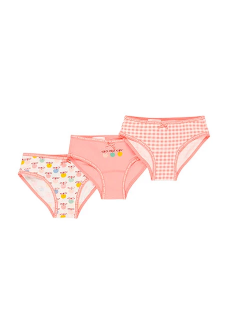 Pack de 3 culottes pour fille - organique