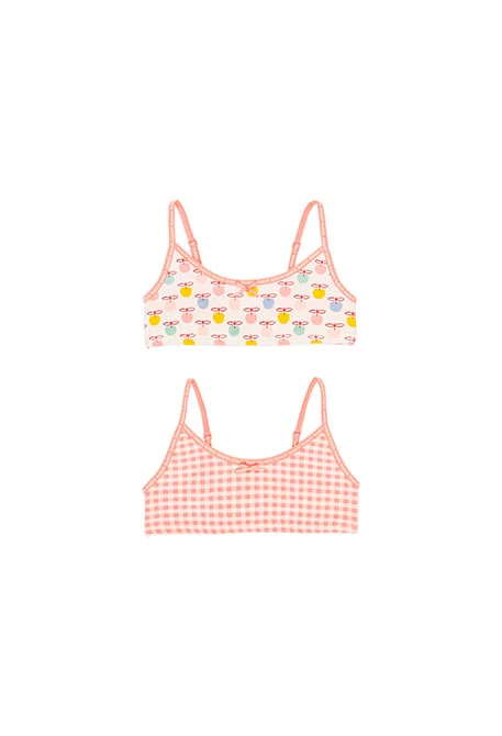 Pack 2 tops pour fille - organique