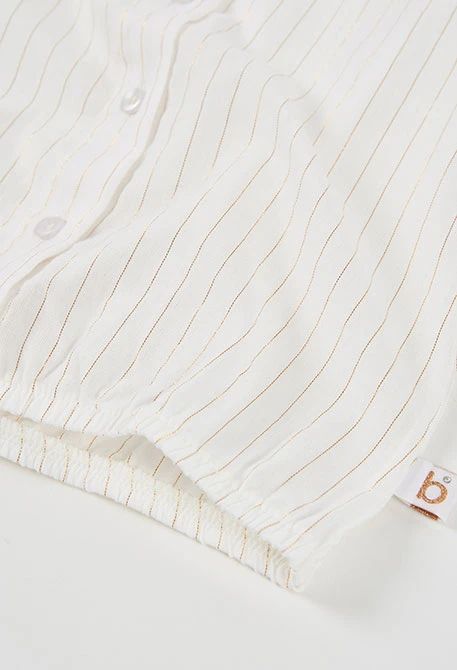 White cotton girl's shirt