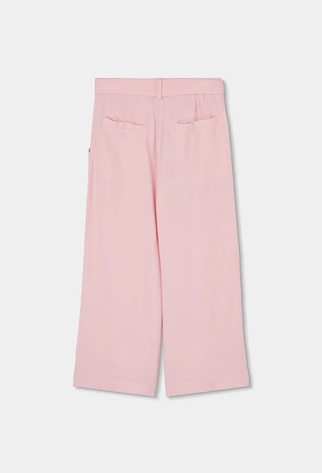 Pantalon fille en rose