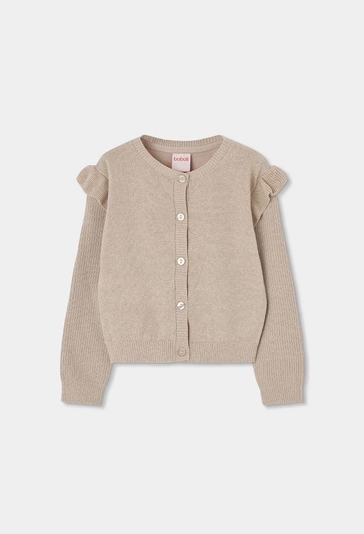 Chaqueta niña dorado