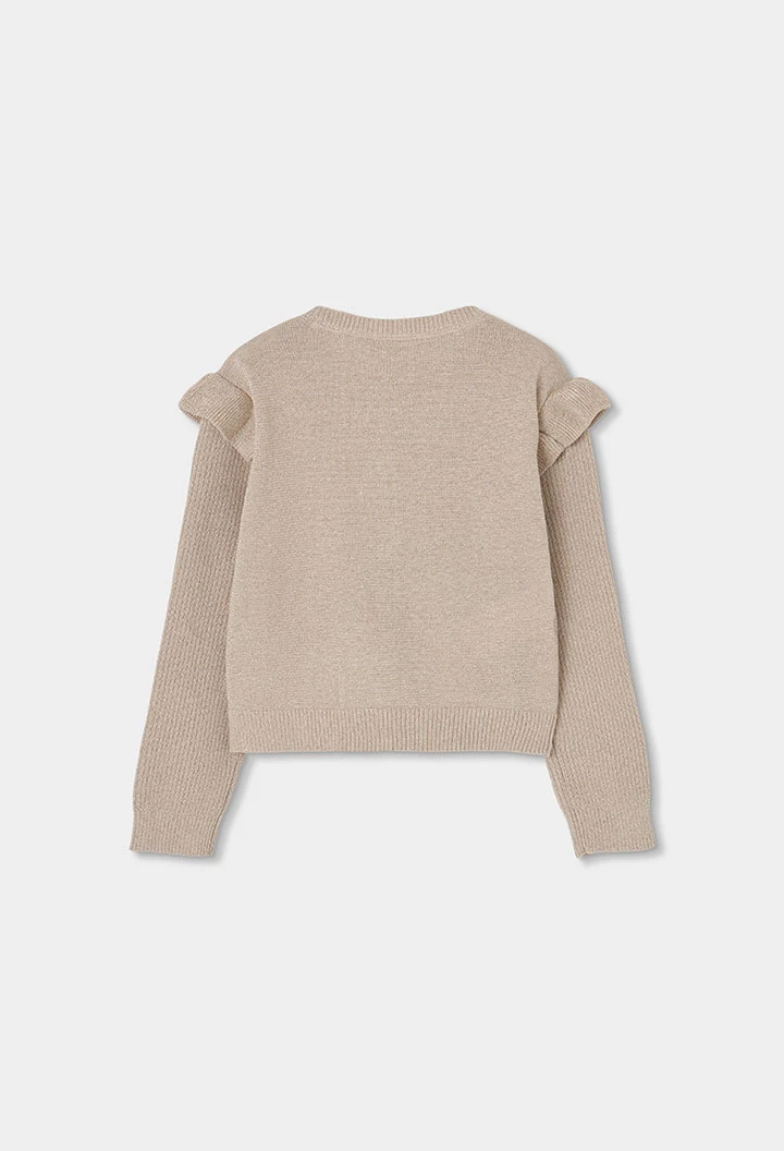 Mädchenjacke goldfarben