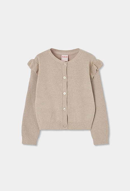 Chaqueta niña dorado