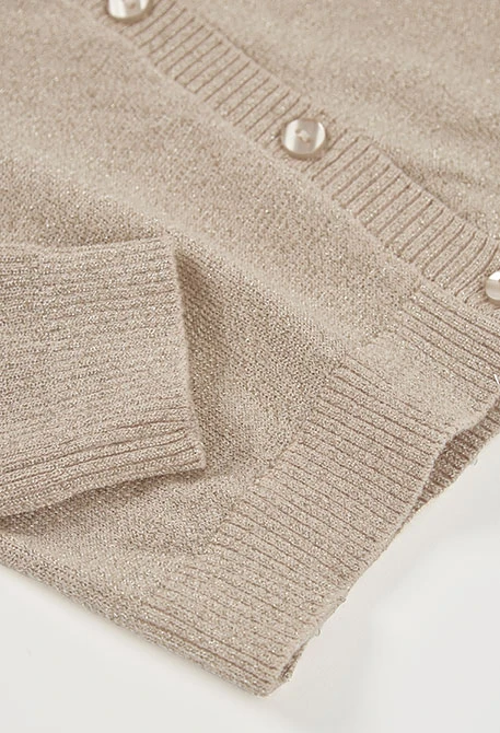 Mädchenjacke goldfarben