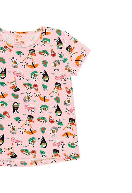 Pyjama manche courte pour fille - organique