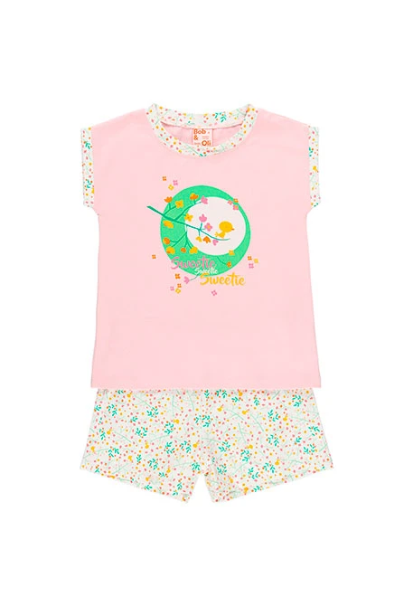 Pyjama en tricot pour fille - organique