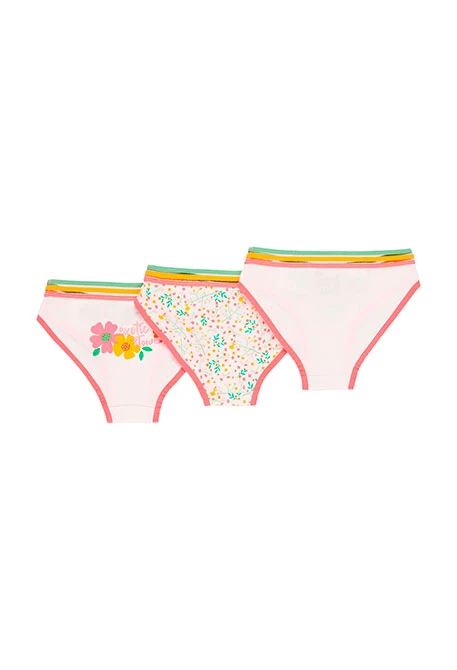 Pack de 3 culottes pour fille - organique