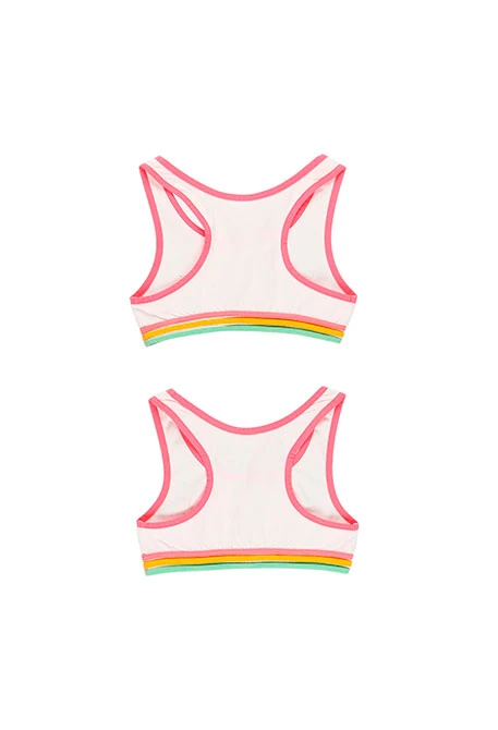 Pack 2 tops pour fille - organique