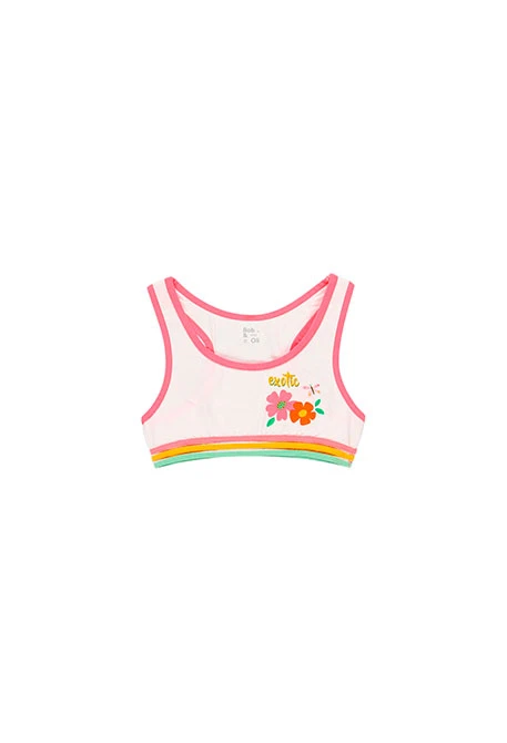 Pack 2 tops pour fille - organique