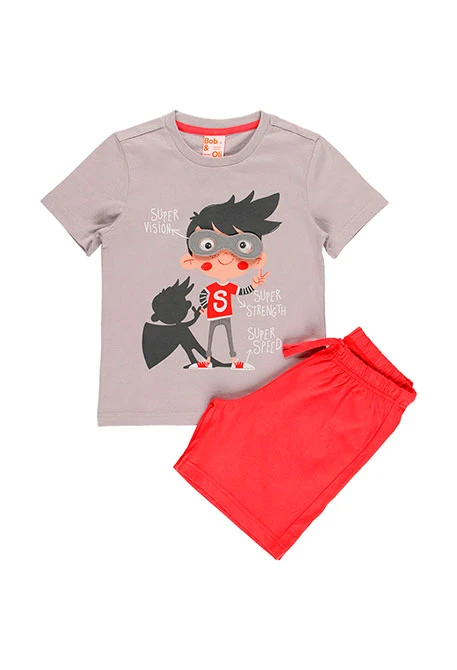 Pyjama en tricot pour garçon - organique