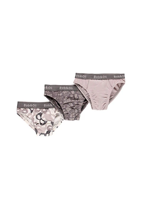 Pack de 3 slips pour garçon - organique