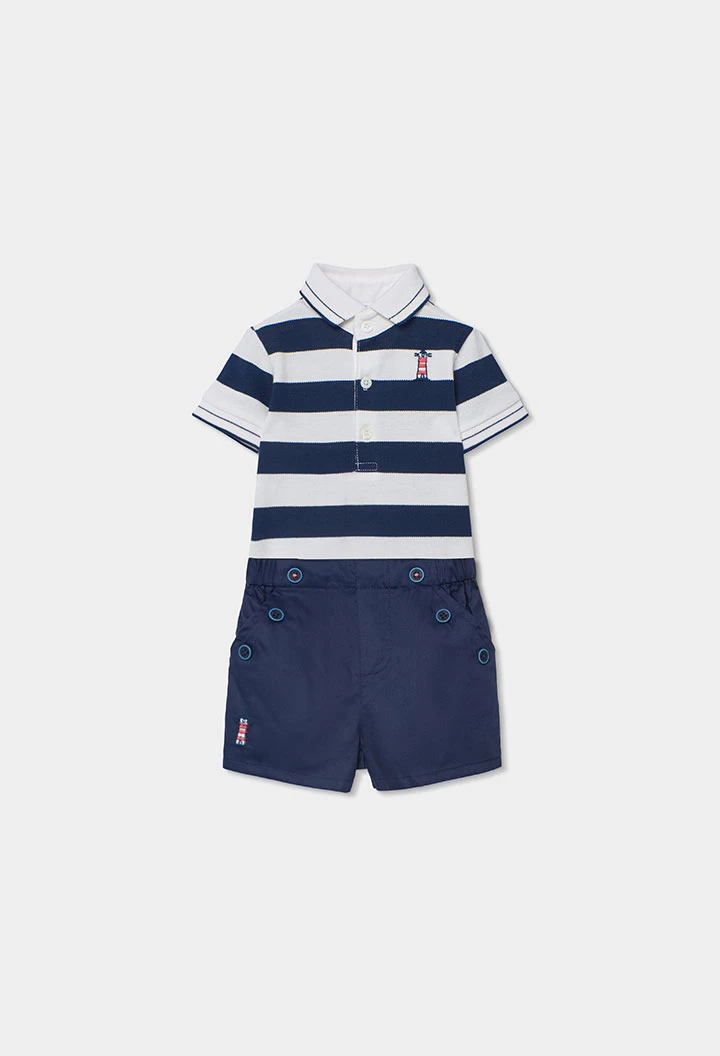 Giacca neonato cotone bianco