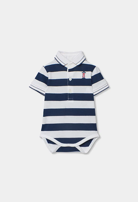 Babys Jacke aus weißer Baumwolle