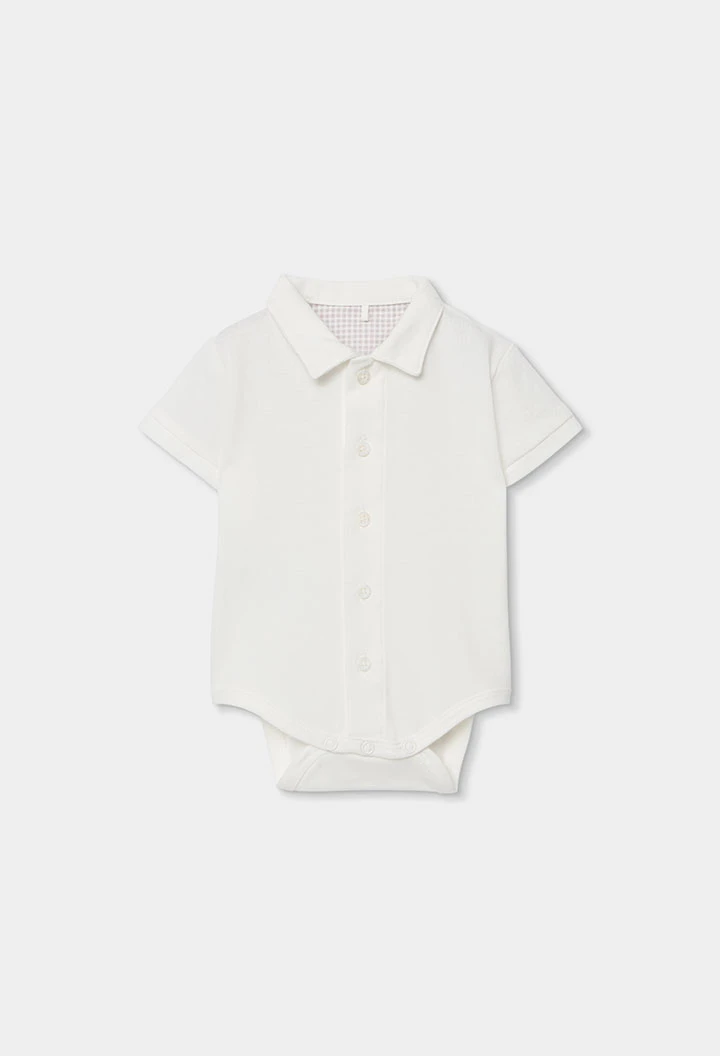 Conjunto bebé polo y peto verde