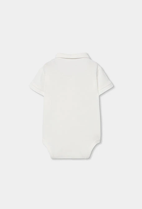 Ensemble bébé polo et salopette verte