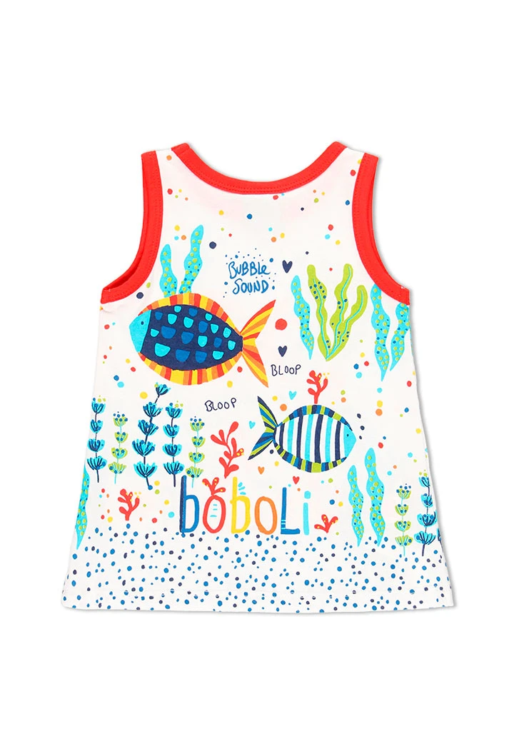 Robe "poissons" pour bébé fille
