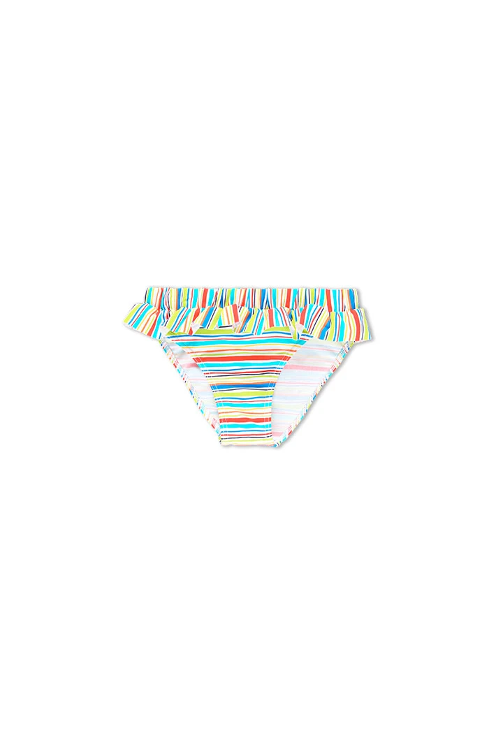 Culotte polyamide à rayures pour bébé fille