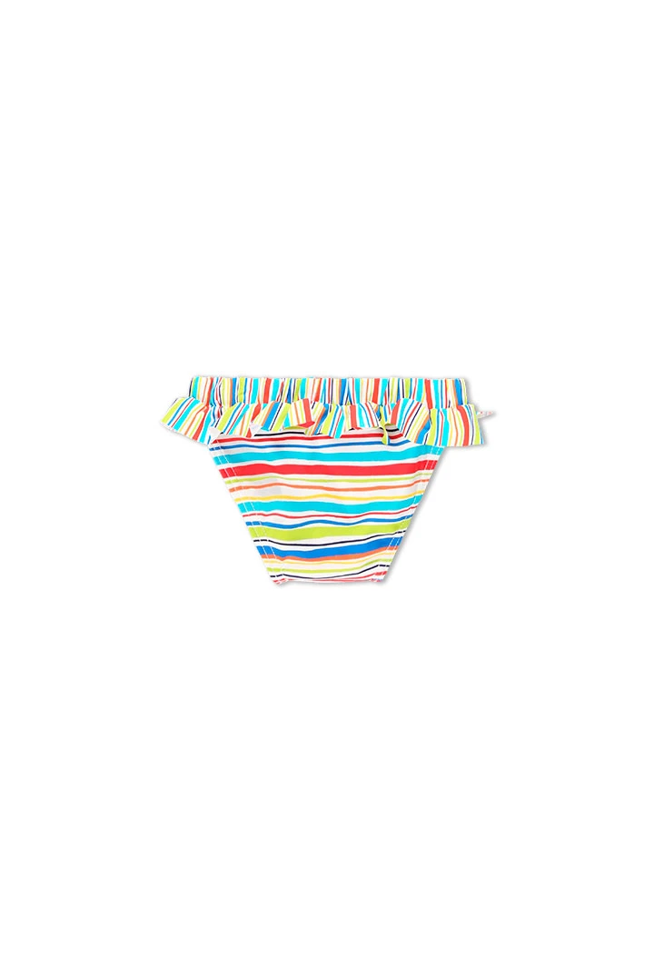 Culotte polyamide à rayures pour bébé fille