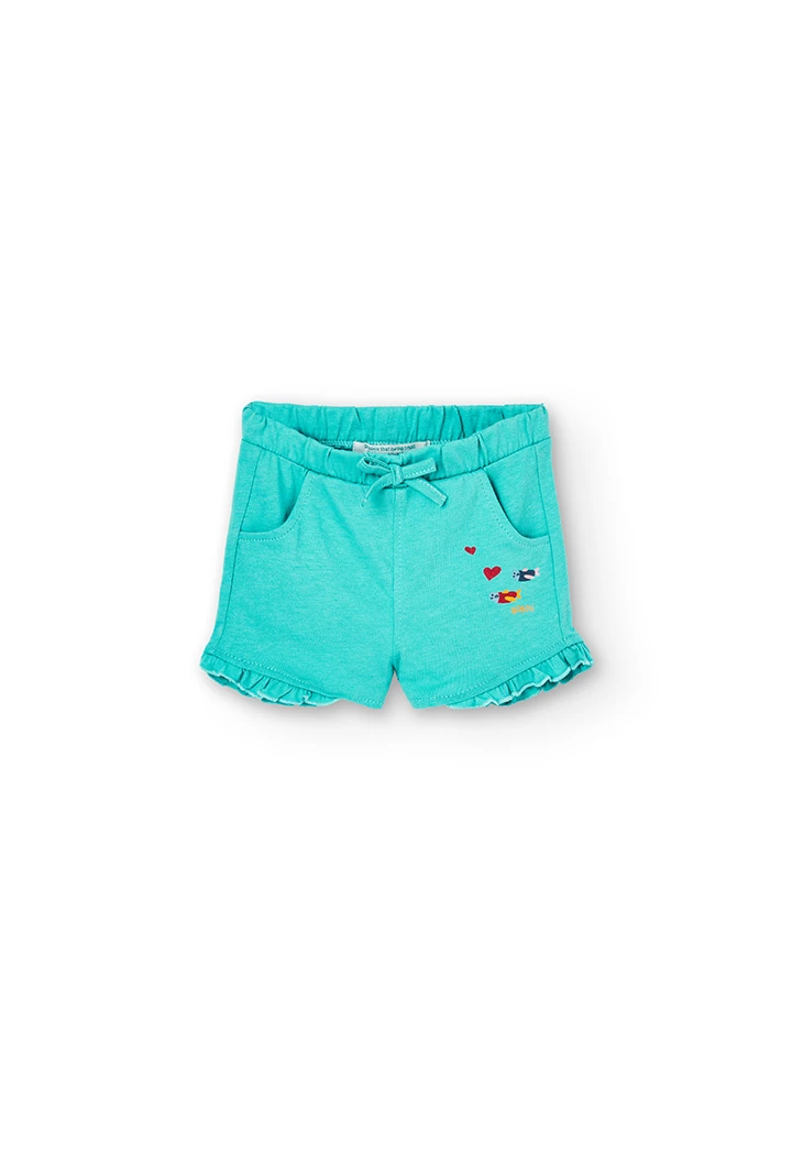 Pack en tricot à bretelles pour bébé fille
