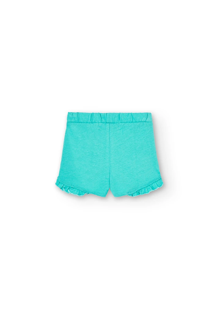 Pack malha suspensórios para o bebé menina