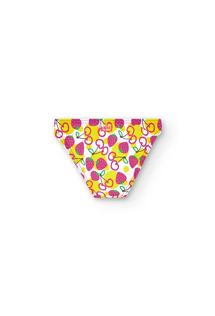 Knickers polyamide fruits for baby girl