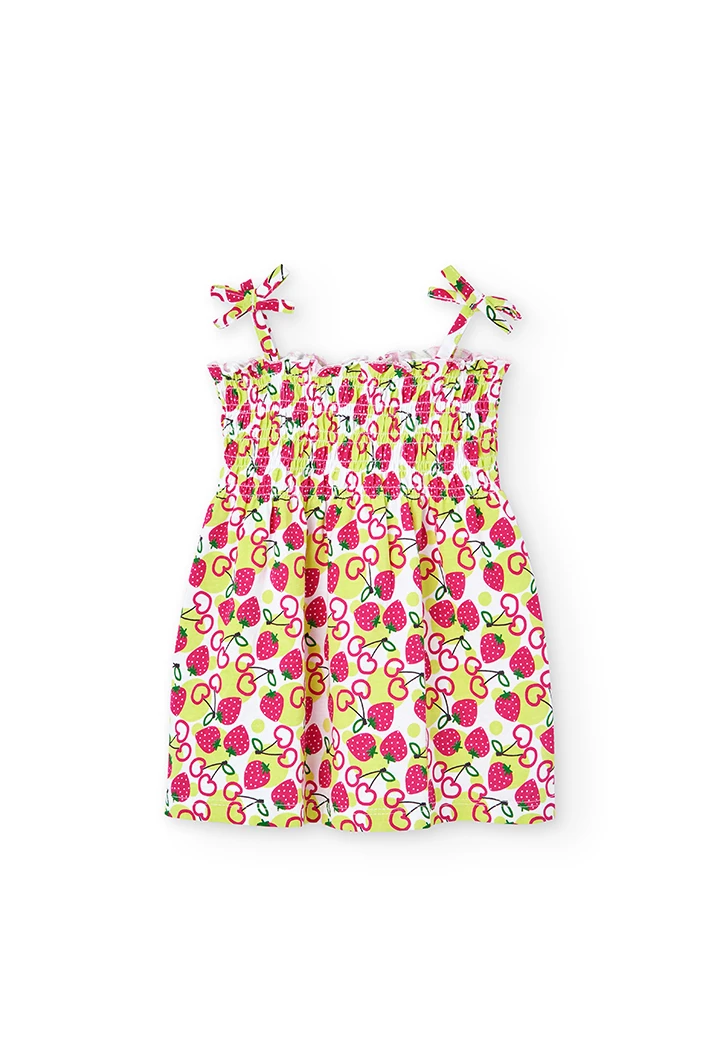 Robe fruits pour bébé fille