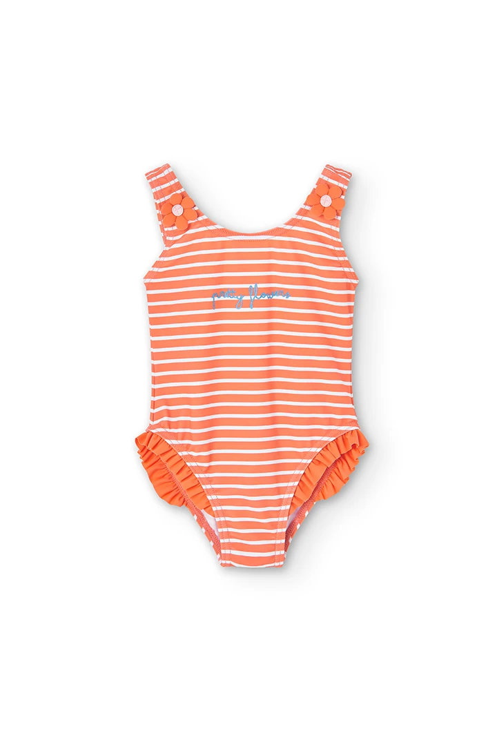 Swimsuit striped for baby girl