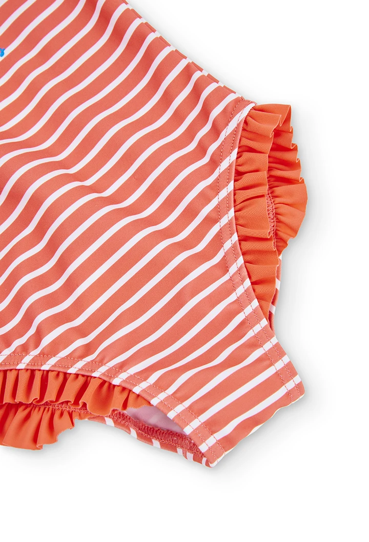 Swimsuit striped for baby girl