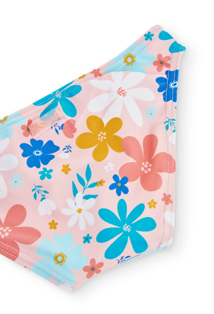 Knickers polyamide "floral" for baby girl