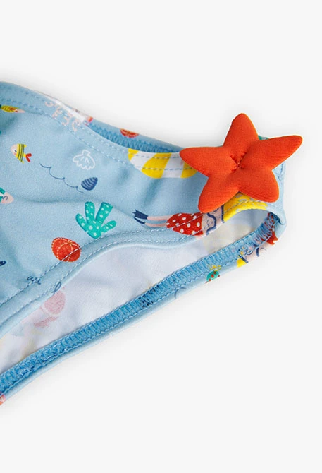 Baby girl's printed polyamide knickers
