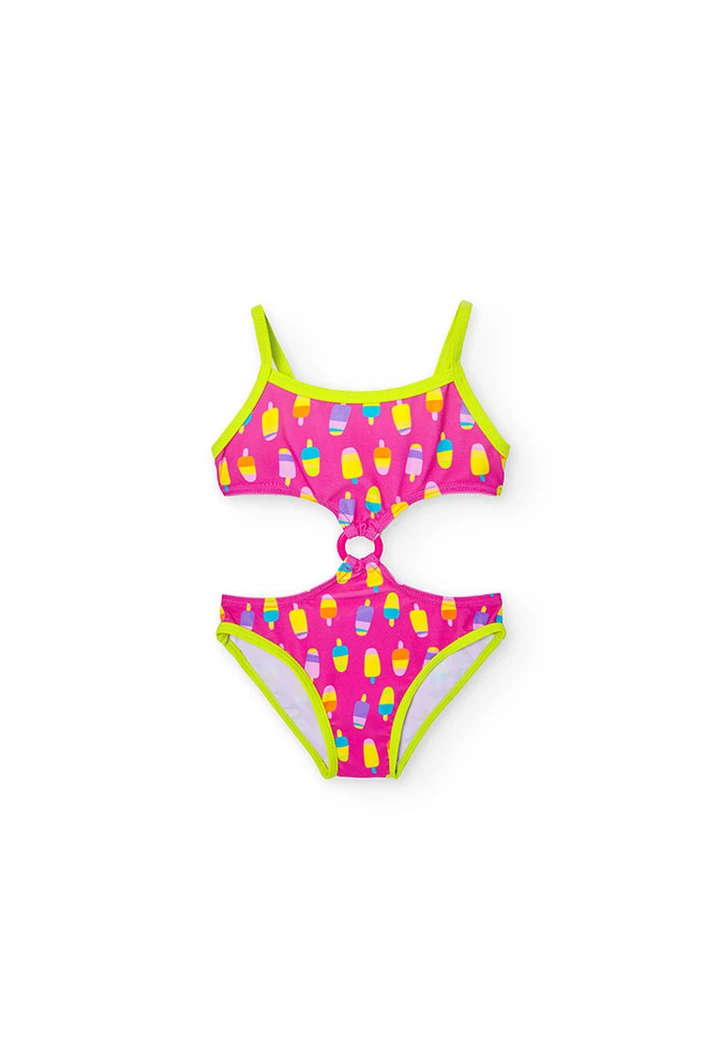 Trikini estampado de bebé menina