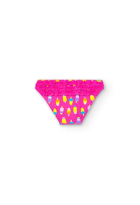 Baby girl's printed polyamide knickers