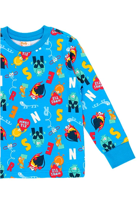 Pyjama en tricot pour garçon - organique