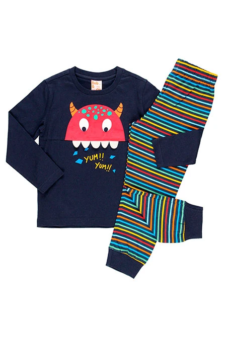 Pyjama en tricot pour garçon - organique