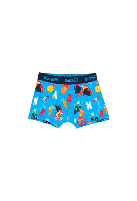 Pack de 3 boxers maille pour garçon - organique