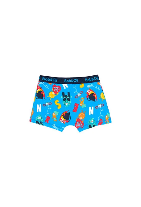 Pack de 3 boxers maille pour garçon - organique