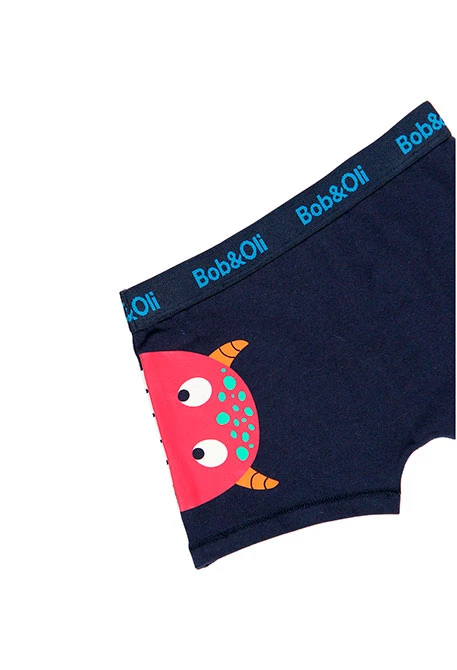 Pack de 3 boxers maille pour garçon - organique