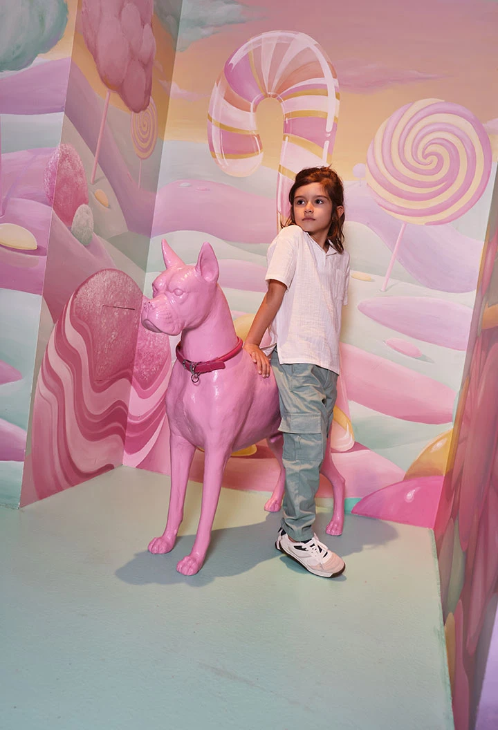 Pantalone bambino lino verde