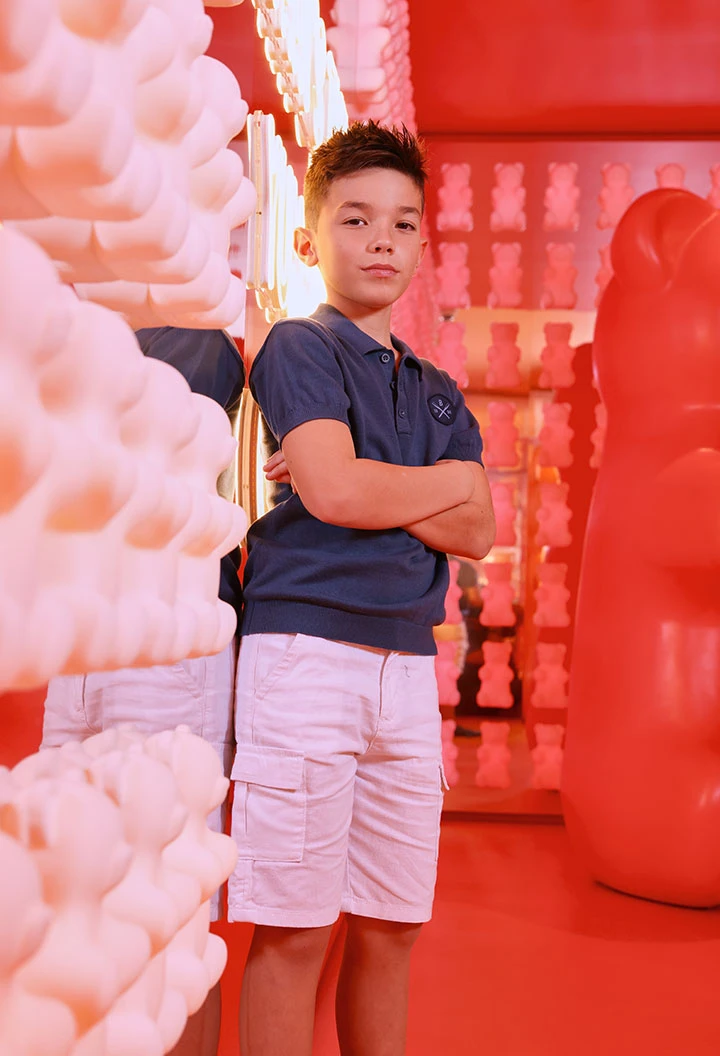 Bermuda de linho branco