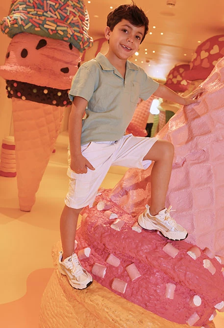 Bermuda en lin blanc