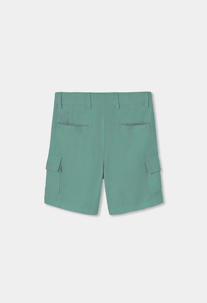 Bermudas linho verde