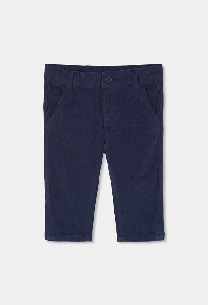 Pantaló de micropana nen blau marí