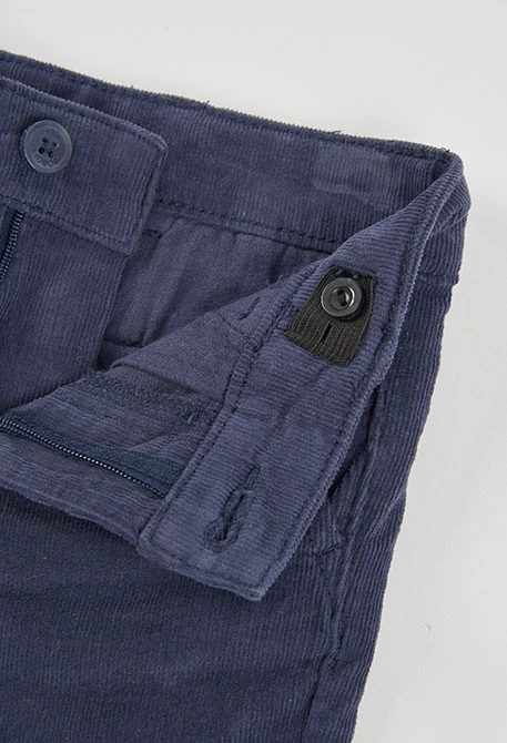 Mikrokord-Hose für Jungen in Marineblau