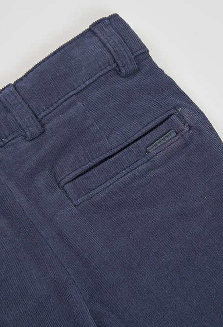 Mikrokord-Hose für Jungen in Marineblau