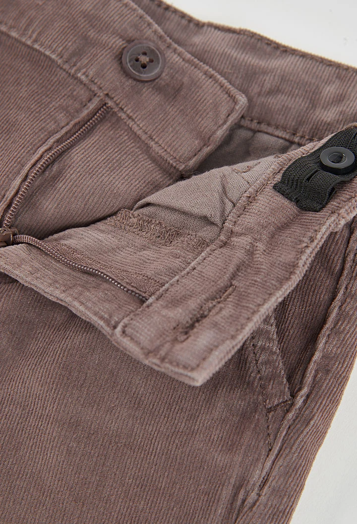 Pantaló micropana nen marró