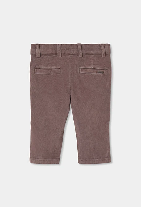 Braune Mikrokord-Hose für Jungen