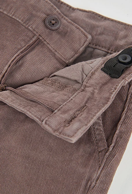 Braune Mikrokord-Hose für Jungen