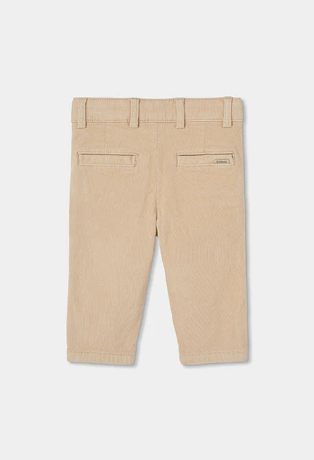 Beige Mikrokord-Hose für Jungen
