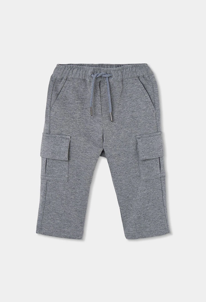 Cargo-Hose Junge grau meliert