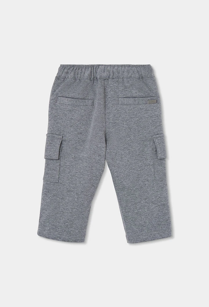 Cargo-Hose Junge grau meliert